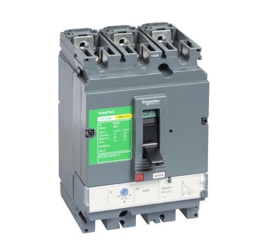 Автоматичен прекъсвач CVS100B TM80D 3P 80A 25kA-415VAC 50/60 Hz main image
