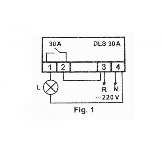 Фотоелектр.реле DLS 1/50-30A ТЕХНОМА main image