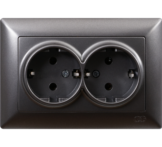 Контакт двоен Visage тъмносив main image