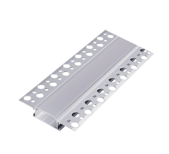 Алуминиев профил за LED лента 2 метра за вграждане в клипс main image