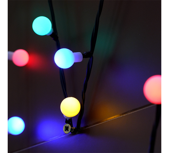 Koледен гирлянд 3.6W RGB 9m main image