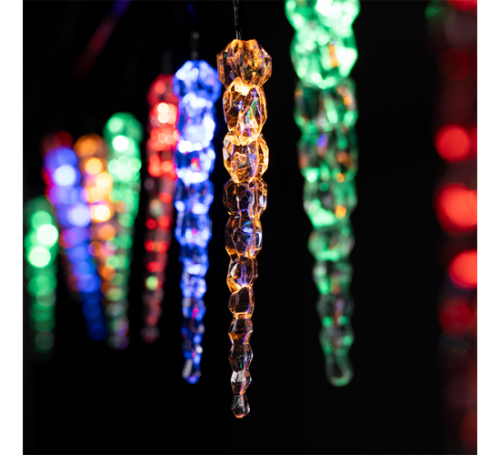 Светещи висулки 10бр RGB с батерии main image