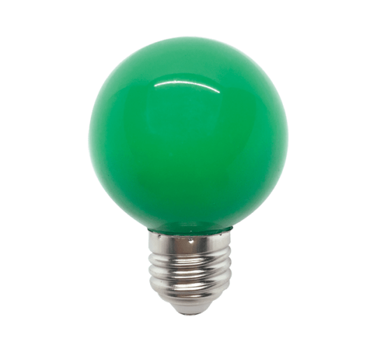 LED сфера   3W Е27 зелен G60 main image