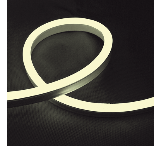 LED NEON FLEX ГЪВКАВ 12W/M 24V IP65 ТОПЛО БЯЛ main image