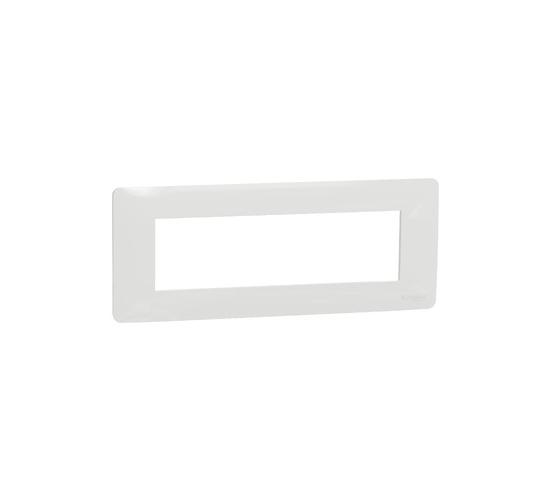 Седеммодулна рамка Unica Studio бяла италиански стандарт main image