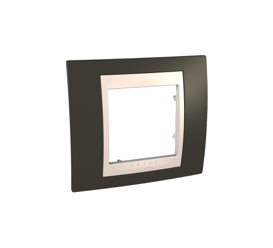 Рамка единична Unica какао/слонова кост ДО ИЗЧЕРПВАНЕ НА КОЛИЧЕСТВАТА main image