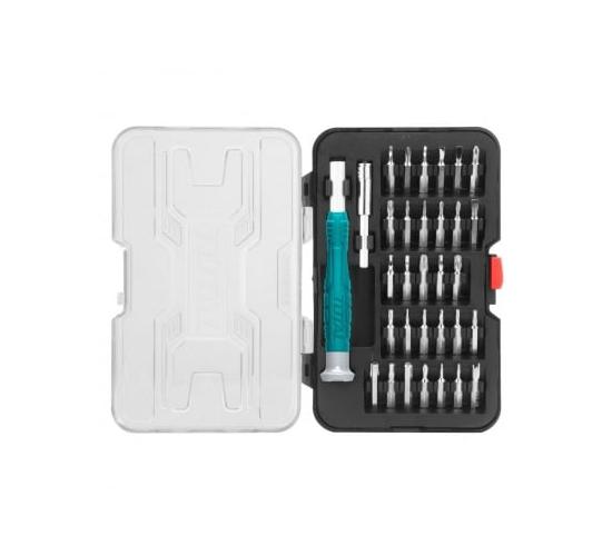 Отвертки комплект със сменяеми накрайници 32бр Тотал main image