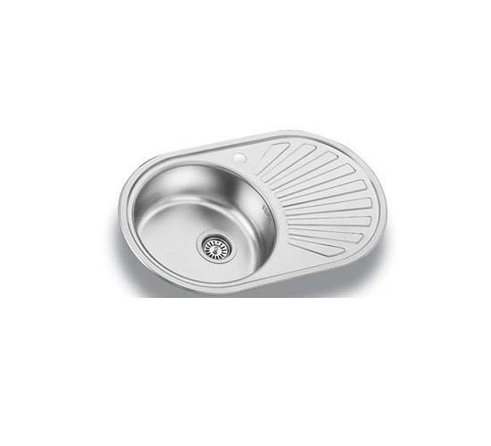 Мивка 780X480X160 мм с един отвор за смесител - Модел: DE 113-08 main image