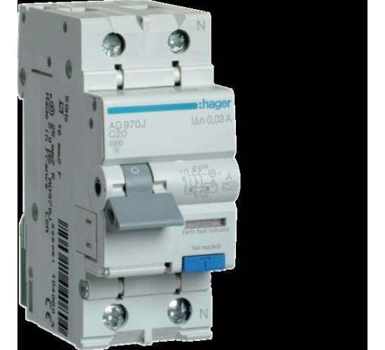 &nbsp;Комбинарана дефектнотокова защита DPNa 2P 20A 30mA main image