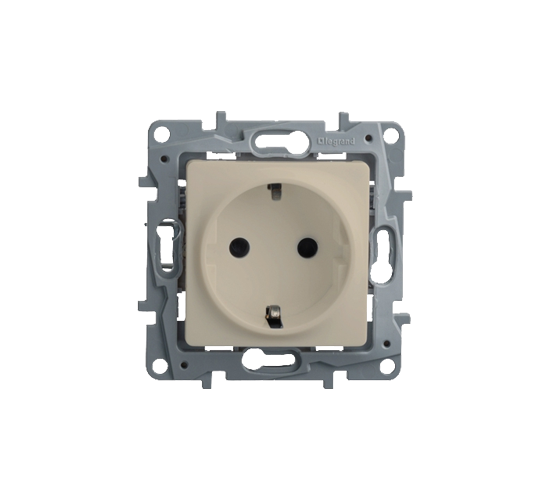 Контакт шуко 16А NILOE крем main image