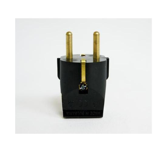 Щепсел 16А 240V черен  main image