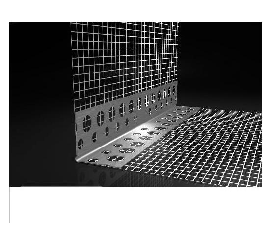 Алуминиев ъгъл с мрежа дължина  2.5м main image