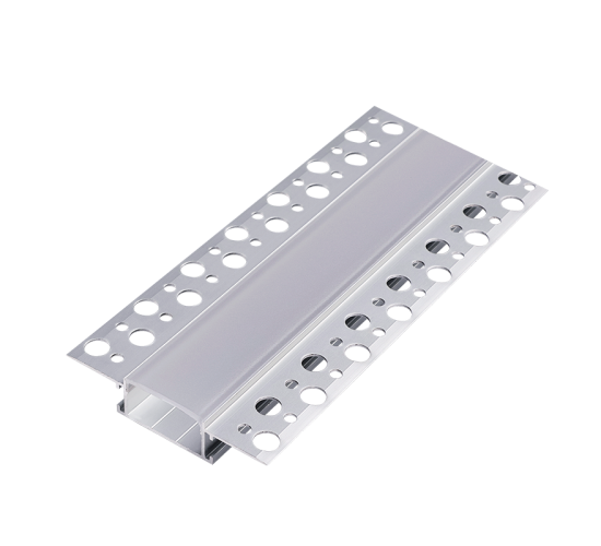 Алуминиев профил за LED лента 2 метра за вграждане в клипс main image