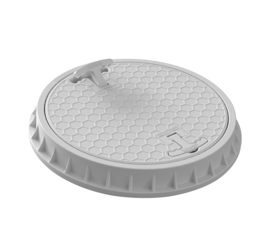 Капак пластмасов DN 400 СИВ main image