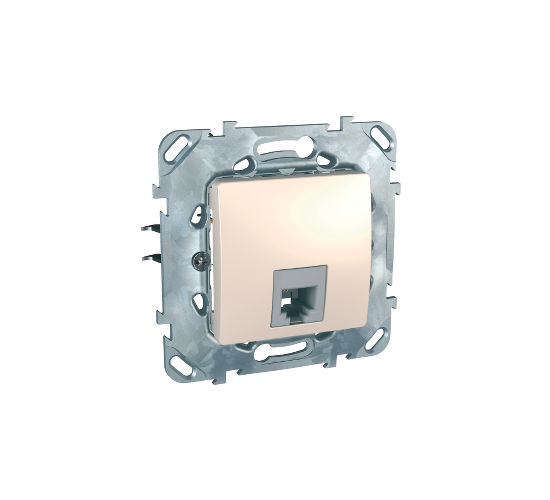 Розетка за телефон RJ11 механизъм Unica слонова кост main image