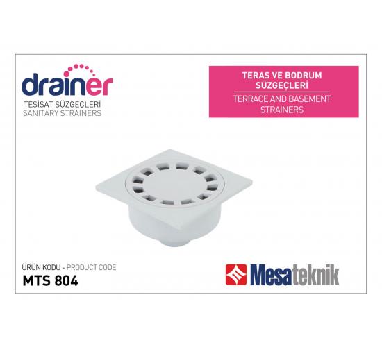 Сифон подов &Oslash; 50 пластмасов 150ммх150мм main image