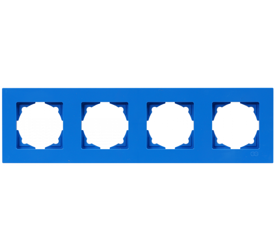 Рамка четворна Eqona синя main image