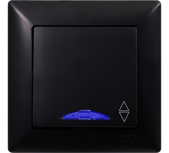 Ключ девиатор светещ схема 6 Visage черен main image