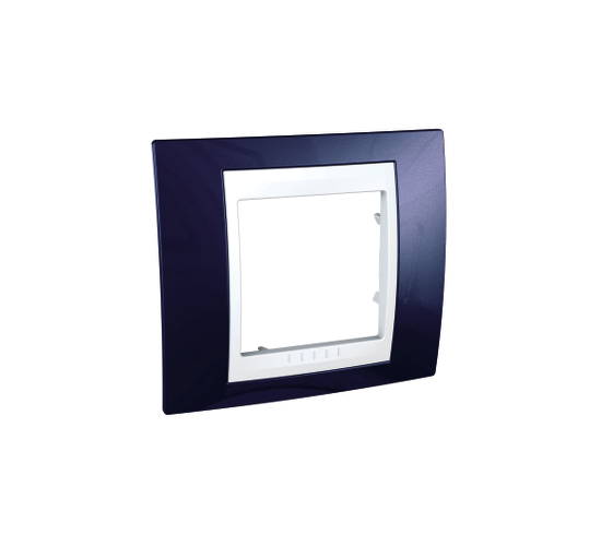 Рамка единична Unica индиго/бяло ДО ИЗЧЕРПВАНЕ НА КОЛИЧЕСТВАТА main image