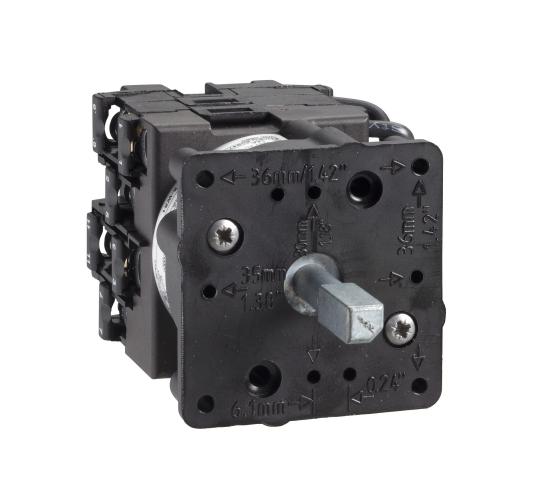 Контактно тяло за превключвател 1 полюс 45&deg; 12A - винтов монтаж main image