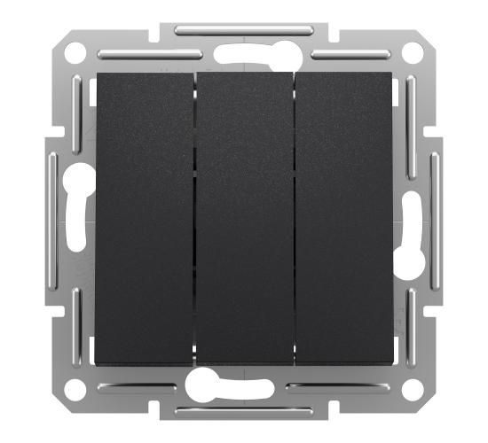 Ключ троен Asfora антрацит EPH2100171 main image