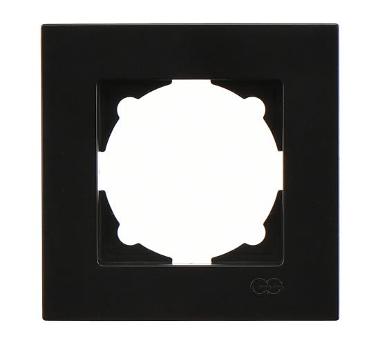Рамка Егона единична черна main image