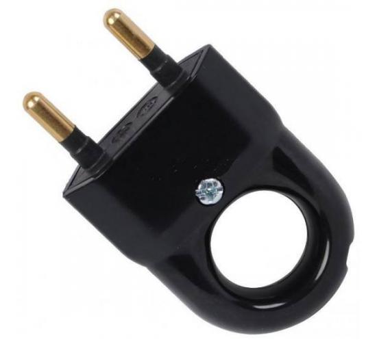 Щепсел с дръжка 6А 240V черен main image