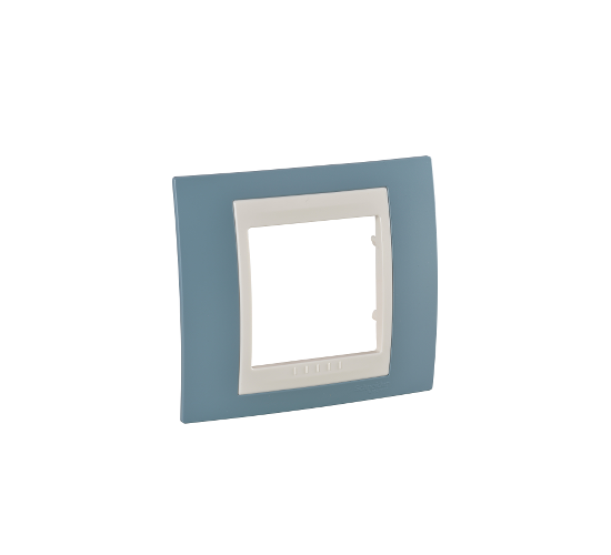 Рамка единична Unica светлосиня/слонова кост ДО ИЗЧЕРПВАНЕ НА КОЛИЧЕСТВАТА main image