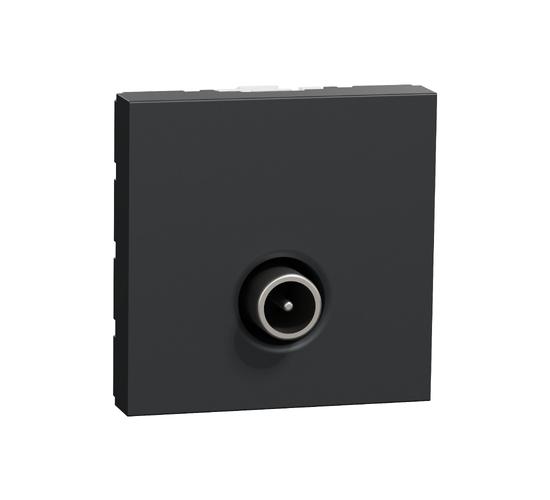 TV розетка 2 модулен антрацит NU346254 main image