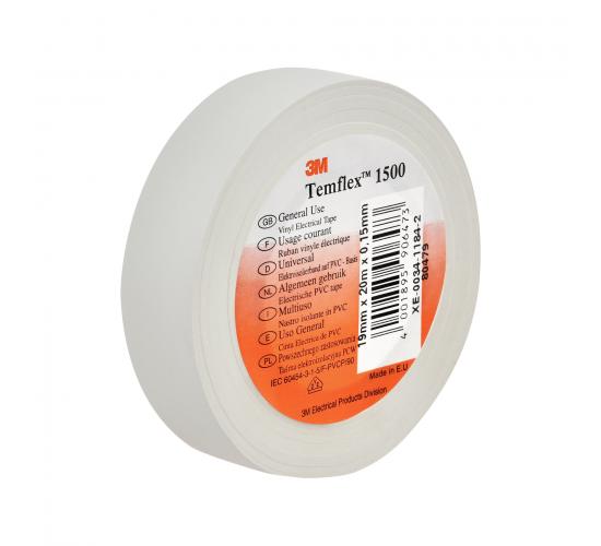 Изолирбанд 20мм/19мм бял 3М main image