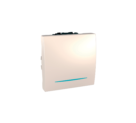 Ключ девиаторен схема 6 16А двумодулен механизъм Unica слонова кост main image