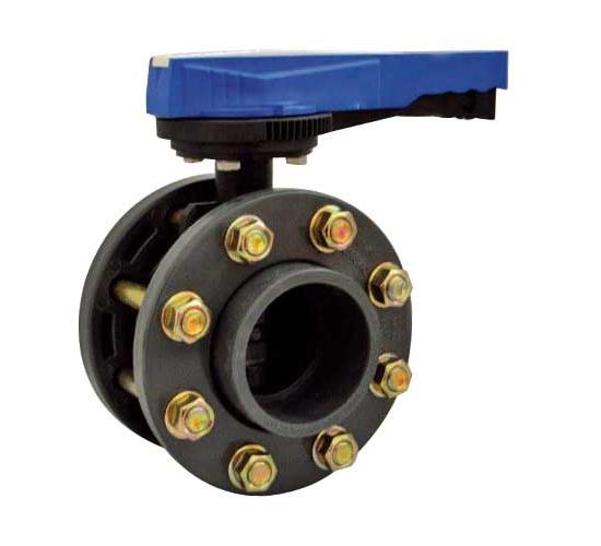 ПВЦ Кран бътерфлай спирателен с фланци ф110 main image