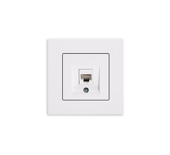 Контакт за компютър Eqona бял main image