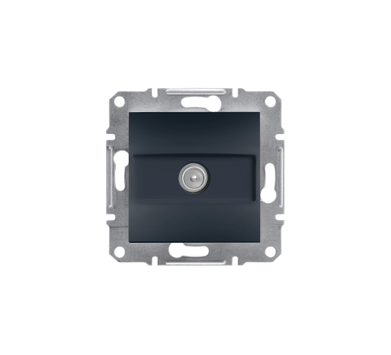 Розетка TV 1dB Asfora антрацит EPH3200171 main image