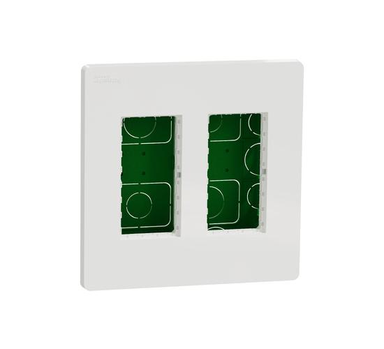 Инсталационна кутия за вграждане 2 колони бяла NU172418 main image