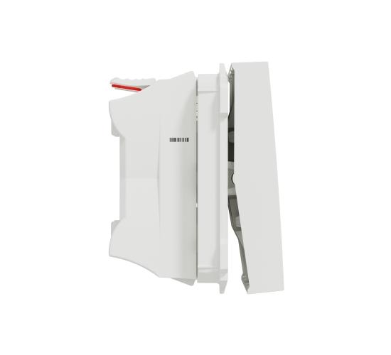 Бутон за щори + STOP 10A 2 модулен бял NU323718 main image