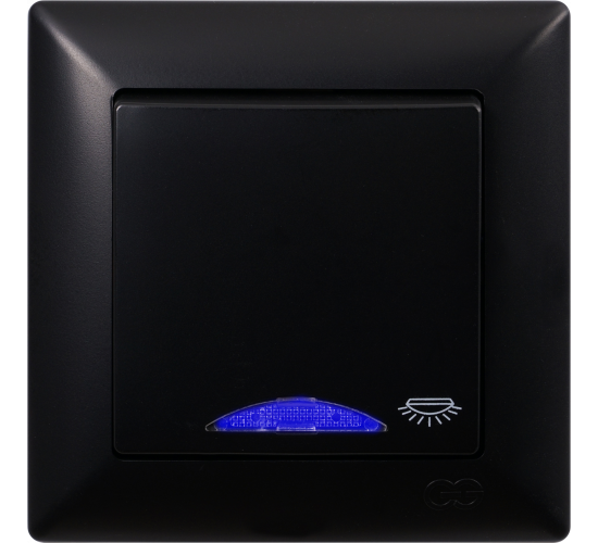 Ключ стълбищен светещ Visage черен main image