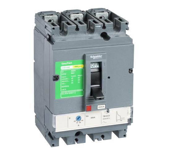 Автоматичен прекъсвач CVS100B TM63D 3P 63A 25kA-415VAC 50/60 Hz main image