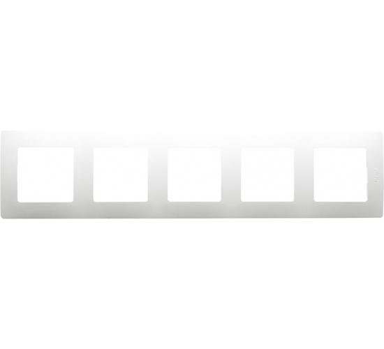 Рамка петорна NILOE бяла main image