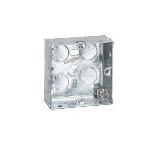 Конзолна кутия метална скрит монтаж  86 х 86 х 48 за бойлерен ключ Legrand main image