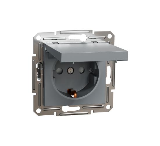 Контакт с капак Asfora стомана main image