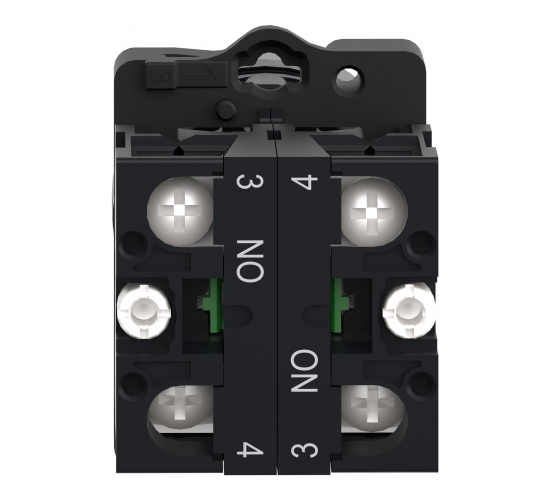 Превключвател черен, &Oslash;22,3 позиции,с пружинно връщане към център,2 NO XA2ED53 main image