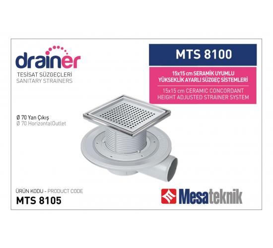 Сифон рогов MESA &Oslash;50 150ммх150мм за плочка main image