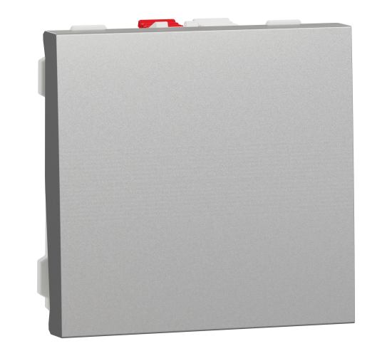 Единичен ключ схема1  10А  2модулен алуминий NU320130 main image