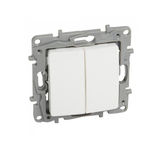 Ключ сх6 девиаторен двоен бял NILOE main image