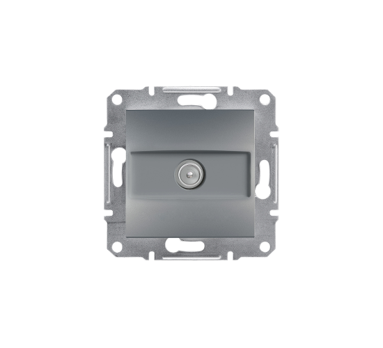 Розетка TV 1dB Asfora стомана main image