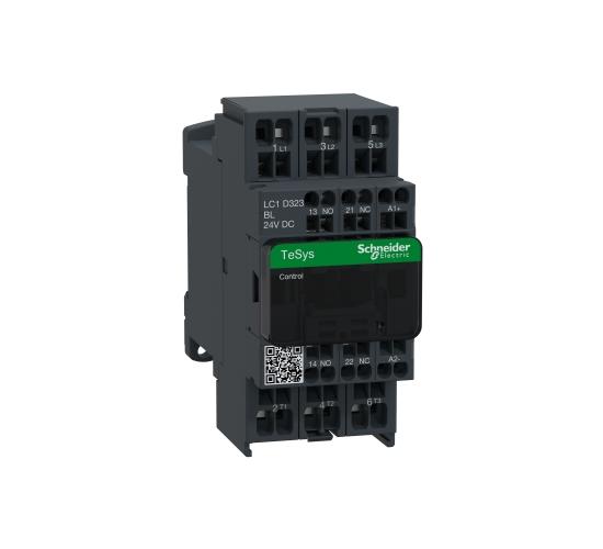 Контактор 3P ,32А, НО+НЗ, 24V, DC LC1D323BL   32A/24V 1F+1O main image