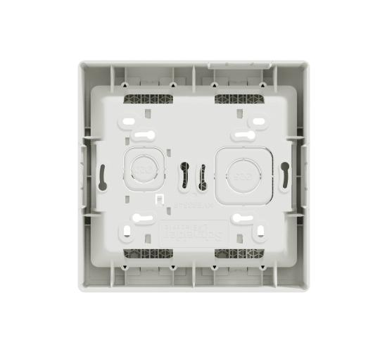 Инсталационна кутия 2 колони бяла открит монтаж NU122418 main image