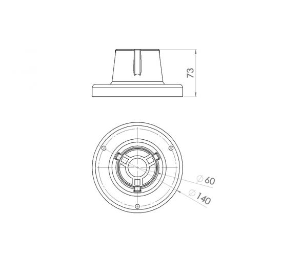 Конзола за стълб пластмасов Атра main image