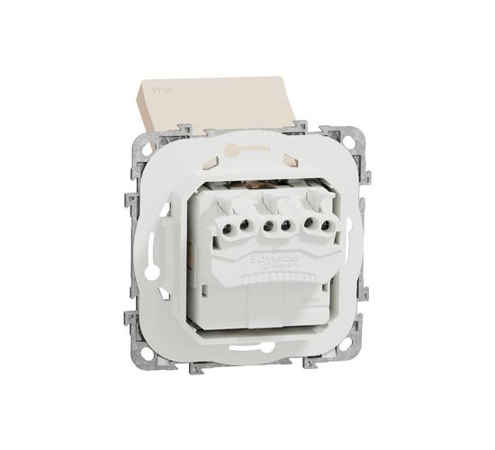 Контакт шуко IP44 детска защита слонова кост NU508244 main image